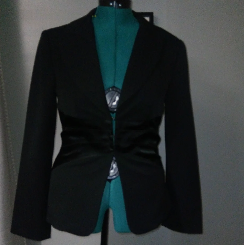 Spiegel Black Tuxedo Hourglass Blazer Sz 8 NWOT - Picture 10 of 16